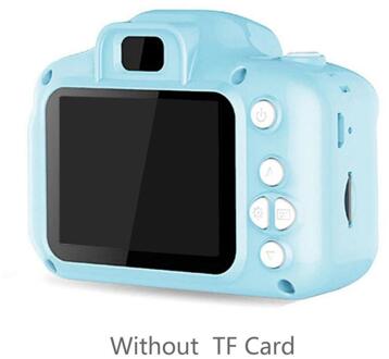 X2 Kinderen Cartoon Camera High Definition Student Digitale Camera Verjaardag Camera Kerstcadeaus Voor Kinderen blauw