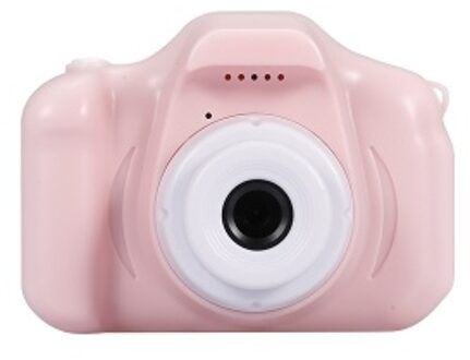 X2 Mini Kids Camera 2 inch HD Color Display Rechargable Mini Camera Video Camera Lovely Camera with 32GB Memory Card Pink