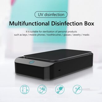 X2 Uv Sterilisator Box Voor Sieraden Telefoon Cleaner Sanitizer Desinfectie Doos Ultraviolet Licht Sterilisator Box Huishoudelijke Schoonmaakmiddelen