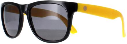 X2133 B zwart geel grijs zonnebril - One Size