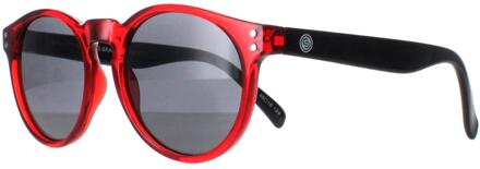 X2944 F transparant rood zwart grijs zonnebril