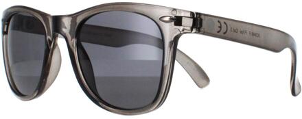 X2948 F transparante rookgrijze zonnebril Grijs - One Size