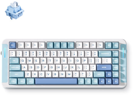 X75 V2 Blue Whale Sea Custom Mechanical Toetsenbord