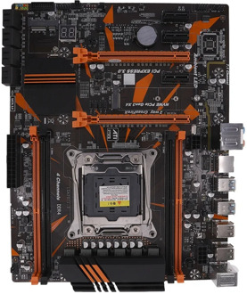 X99 LGA2011-3 Motherboard 4-Channel DDR4 2133/2400/2800 32G RAM NVME SSD M.2 SATA2.0 USB3.0 PCIE16X Slots for I7 E5 CPU