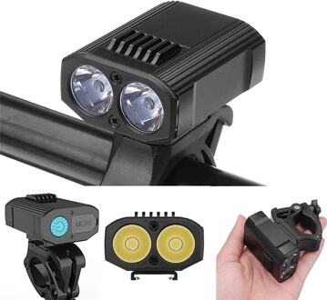 Xanes DL14 Fietsen Fiets M365 Elektrische Scooter Motorfiets E-Bike Front Light Koplamp Voor Camping Torch Lantaarn Ne