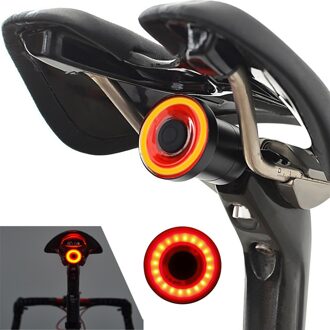 XANES STL07 Smart Bike Achterlicht Brake Sensing USB Oplaadbare IPX6 Waterdichte Achterlicht voor Fietsen Torch Lantaarn LED Lamp