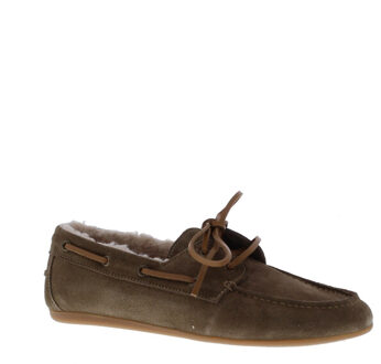Xanthi dames bootschoen | dames | | maat: | suede - maat 40 Taupe