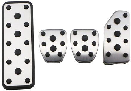 Xburstcar Auto Pedalen Gas Rem Restfoot Pedaal Cover Voor Subaru Forester Xv Impreza Accessoires MT met rust uit