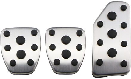 Xburstcar Auto Pedalen Gas Rem Restfoot Pedaal Cover Voor Subaru Forester Xv Impreza Accessoires MT zonder rust uit