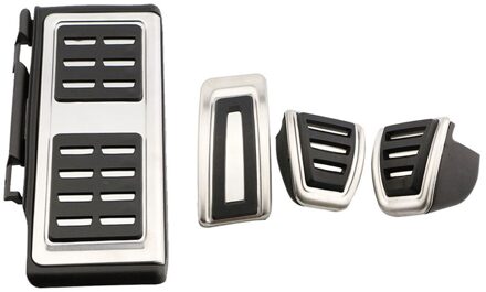 Xburstcar Rvs Auto Gas Rem Voetsteun Pedal Cover Vervangende Onderdelen Voor Seat Tarraco - Lhd Auto Pedalen pad MT met rust uit