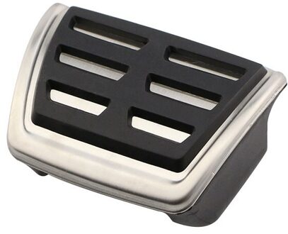 Xburstcar Rvs Auto Pedaal Cover Auto Pedalen Pad Voor Volkswagen Vw T-Roc Troc - At mt Accessoires 1stk AT Brake Pedal