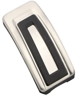 Xburstcar Rvs Auto Pedaal Cover Auto Pedalen Pad Voor Volkswagen Vw T-Roc Troc - At mt Accessoires 1stk Gas pedal
