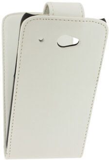 Xccess Leather Flip Case HTC Desire 601 White