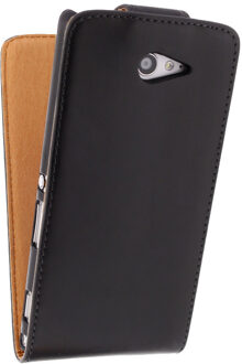 Xccess Leather Flip Case Sony Xperia M2 Telefoonhoesje