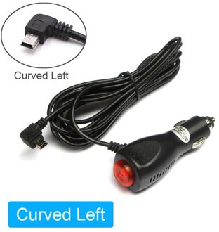 XCGaoon 3.5 meter 5 v 2A mini USB Car Charger Adapter met Switch voor Auto DVR Camera Video Recorder/ GPS input DC 12 v-24 v mini curved links