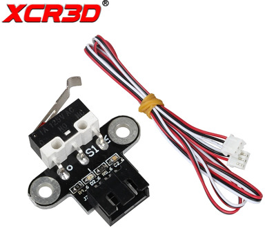 XCR3D 3D Printer Parts Mechanical Limit Switch Module Horizontal Type Endstop With 1M Cable For DIY Motherboard Reprap Ramps1.4