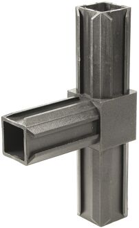 Xd-buisverbinder T-stuk Materiaal: Polyamide, Kleur: Zwart 20 X 20 X 1,5 Mm
