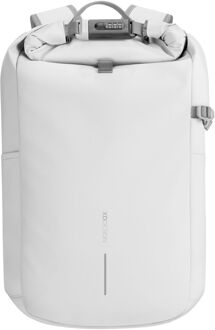 XD Design Urban Water Resistant Anti Theft off white schooltas anti diefstal rugzak Wit - H 44/64 x B 29,5 x D 15 cm