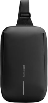 XD Design Urban Water Resistant Expandable sling bag black damestas Zwart - H 31 x B 17,5 x D 7/12 cm