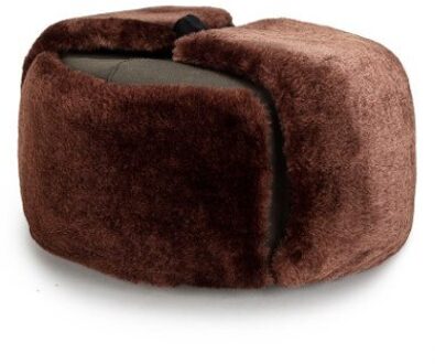 XdanqinX Winter Warme Oorbeschermers Hoed heren Riding Bomber Hoeden Fluwelen Dikkere Mannen Platte Pet Vader Bont Ski caps Voor Middelbare Leeftijd bruin