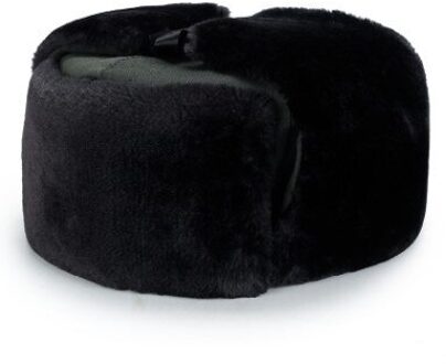 XdanqinX Winter Warme Oorbeschermers Hoed heren Riding Bomber Hoeden Fluwelen Dikkere Mannen Platte Pet Vader Bont Ski caps Voor Middelbare Leeftijd zwart