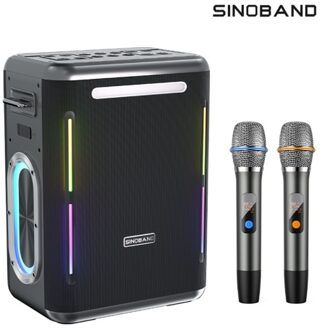 XDOBO SINOBAND Party 1981 300W Super Power Portable Wireless Speaker with Two Microphones