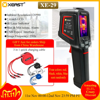 XEAST Water Leakage Detection of Infrared Thermal Imaging Camera XE-29 high precision resolution floor heating leak detector