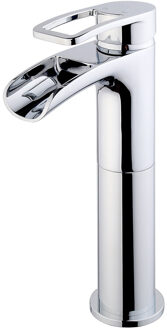 Xellanz Alegra Wastafelkraan Waterval Verhoogd - Chroom