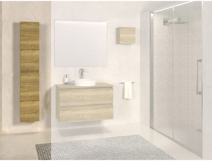 Xellanz Bologna Kolomkast - 160x40x35cm - Nato