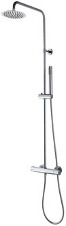 Xellanz Caralda Thermostatische Regendoucheset - Opbouw - Chroom