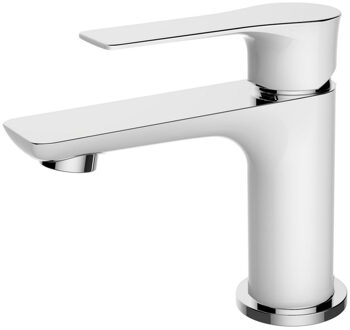 Xellanz Casma Eenhendel Wastafelmengkraan - Laag - Wit/Chroom