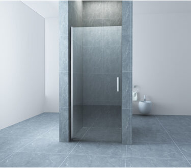 Xellanz Cerra Eco Nisdeur - 800x1950x6mm - Helder Glas/Chroom