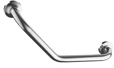 Xellanz Domo Gebogen Badgreep Chroom - Stijlvolle Veiligheid voor Badkamer