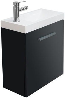 Xellanz Emma Fonteinkastje met Wastafel - 50x25x50cm - Hoogglans Grijs