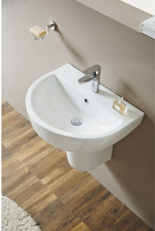 Xellanz Fold Wastafel - 40x45cm - Glans Wit