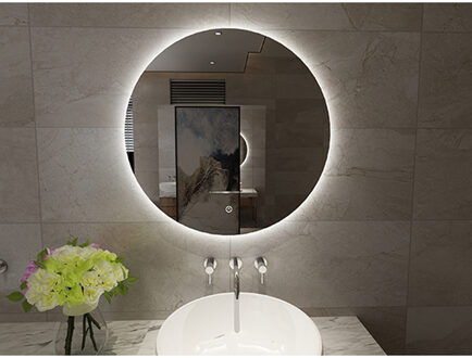 Xellanz Giro Spiegel Rond met LED - Dimbaar - 80cm Helder/Koud wit;Warm wit;Natuurlijk wit