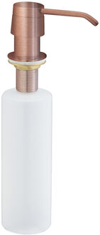 Xellanz Inbouw Zeeppompje - Geborsteld Koper - Kunststof Fles - 250ml