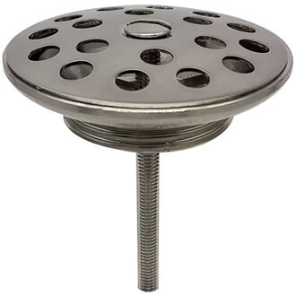 Xellanz Korv Open Afvoerplug - Geborsteld Staal Rooster 5/4 inch