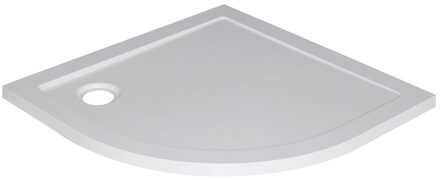 Xellanz Luxe Kwartronde Douchebak SMC 90x90x4cm Inbouw Wit