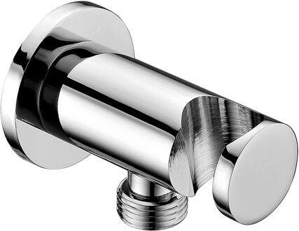 Xellanz Nara - Wandaansluitbocht met Handdouchehouder - 1/2 Inch - Chroom
