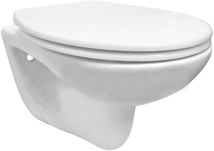 Xellanz Neptunus 2.0 Wandcloset - Rimless - met Neptunus 2.0 Toiletzitting - Glans Wit