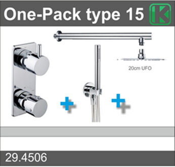 Xellanz One-Pack Inbouwthermostaatset - Type 15 - 20cm - Ufo