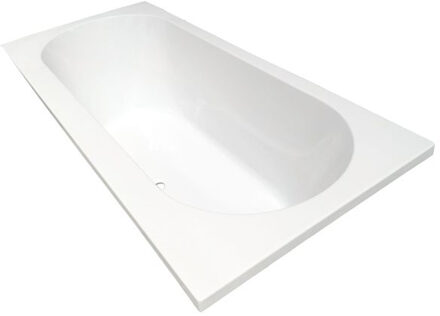 Xellanz Portus RD Inbouw Duo Ligbad - 180x80x49cm - Acryl - Glans Wit