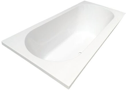 Xellanz Portus RD Inbouw Duo Ligbad - 190x90x49cm - Acryl - Glans Wit