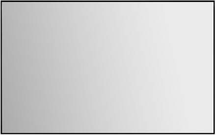 Xellanz Ribella Spiegel met Frame - 120cm - Mat Zwart