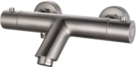 Xellanz Rio Thermostatische Badmengkraan 15cm - Geborsteld Staal