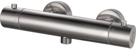 Xellanz Rio Thermostatische Douchemengkraan - 12cm - Geborsteld Staal