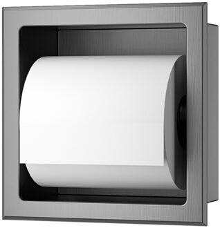 Xellanz Rocko Toiletrolhouder zonder Klep - Inbouw - Gunmetal