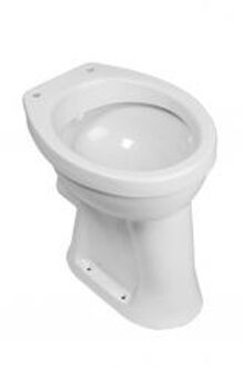 Xellanz staande verhoogde toiletpot +6 PK wit