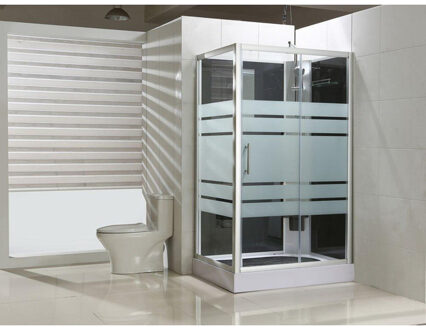 Xellanz Thermo complete douchecabine 120x90x218 kitvrij rechts